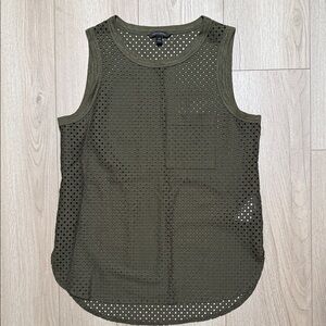 Womens Banana Republic olive green tank top size S